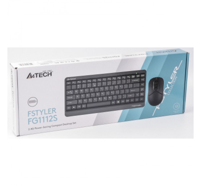 A4Tech Комплект A4Tech FG1112S Wireless Black (FG1112S Black)