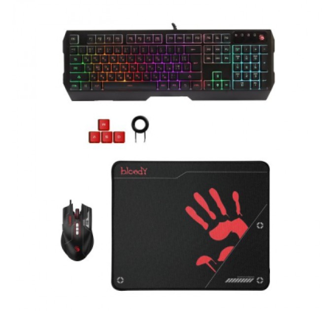A4Tech Комплект A4Tech Bloody B1700 USB Black (Bloody B1700 Black)