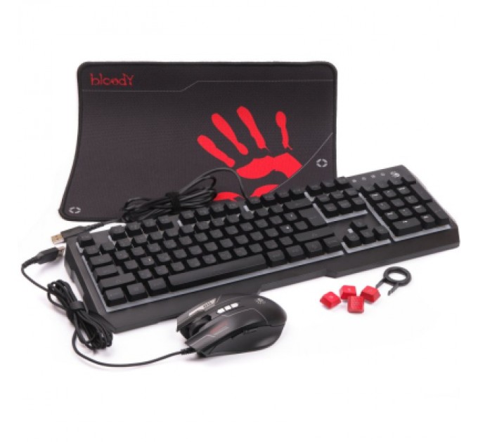 A4Tech Комплект A4Tech Bloody B1700 USB Black (Bloody B1700 Black)