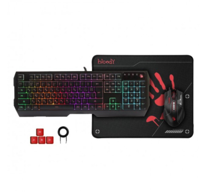 A4Tech Комплект A4Tech Bloody B1700 USB Black (Bloody B1700 Black)
