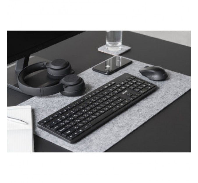 2E Клавіатура 2E KS260 Wireless Black (2E-KS260WB)