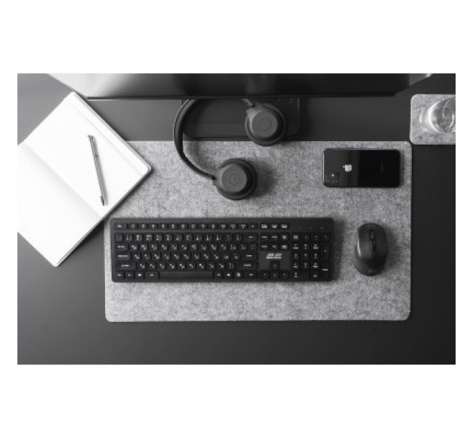 2E Клавіатура 2E KS260 Wireless Black (2E-KS260WB)
