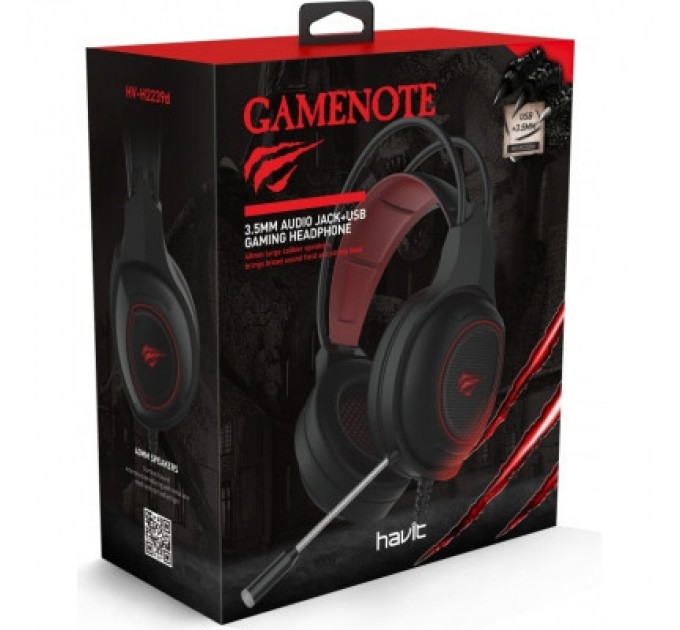 Havit Навушники Havit HV-H2239d USB + 3.5мм (HV-H2239d)
