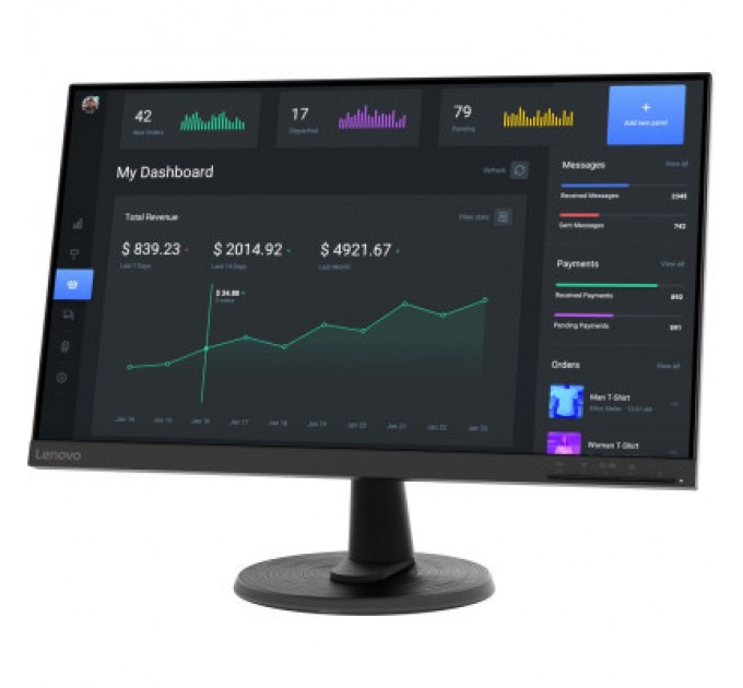 Lenovo Монітор Lenovo D24-40 (67A2KAC6UA)