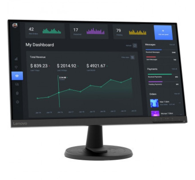 Lenovo Монітор Lenovo D24-40 (67A2KAC6UA)