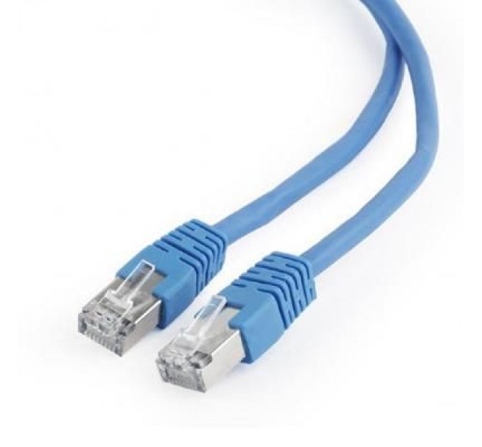 Cablexpert Патч-корд Cablexpert 0.5м FTP, Cat 6, синий (PP6-0.5M/B)