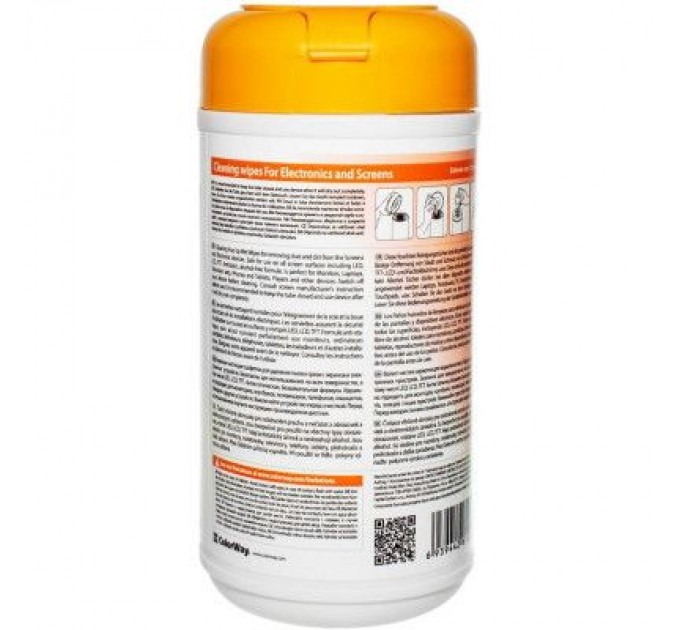 ColorWay Серветки ColorWay для LCD/TFT tub-100pcs (CW-1071)