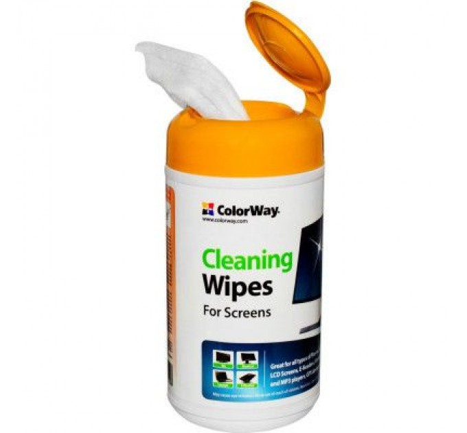 ColorWay Серветки ColorWay для LCD/TFT tub-100pcs (CW-1071)