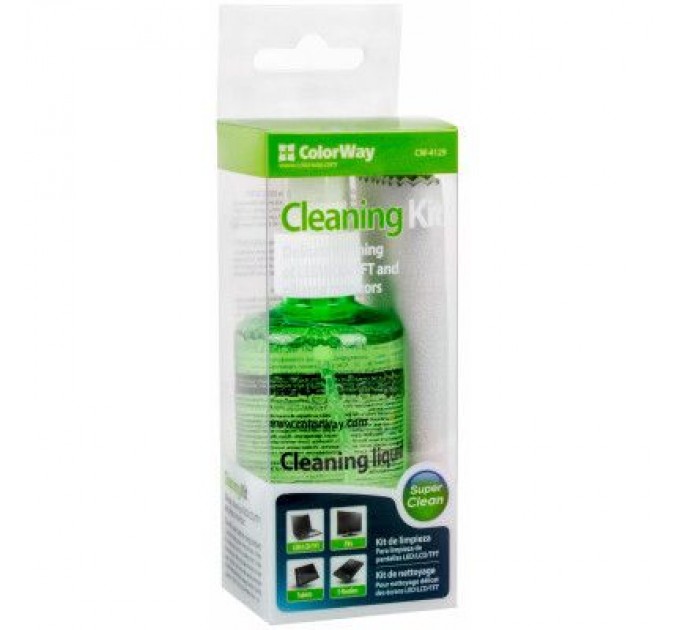 ColorWay Універсальний чистячий набір ColorWay набір 2в1 мікрофібра і спрей (CW-4129)
