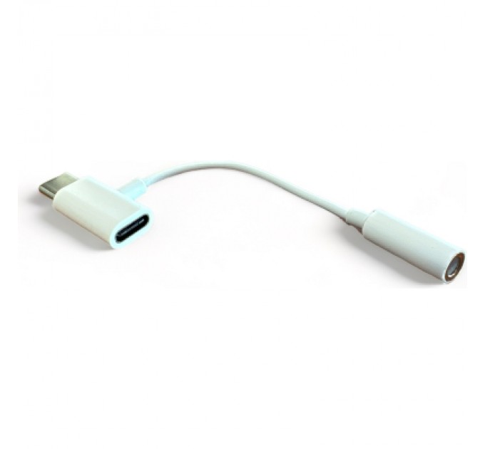 XoKo Перехідник Type-C to Type-C Jack 3.5mm white AC-202 XoKo (XK-AC-202-WH)