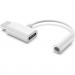 XoKo Перехідник Type-C to Type-C Jack 3.5mm white AC-202 XoKo (XK-AC-202-WH)