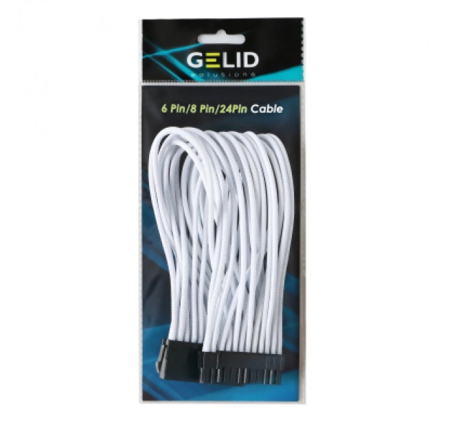 Gelid Solutions Кабель Gelid Solutions 24-pin ATX, 30см білий (CA-24P-02)