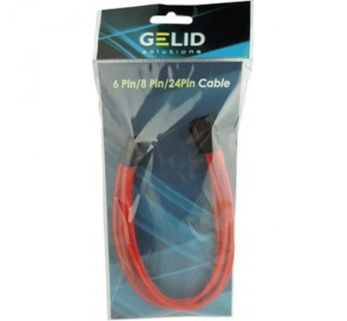 Gelid Solutions Кабель Gelid Solutions 6-pin PCI-E, 30см червоний (CA-6P-04)
