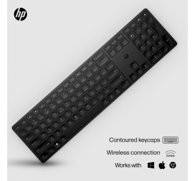 HP Клавіатура HP 450 Programmable Wireless UA Black (4R184AA)