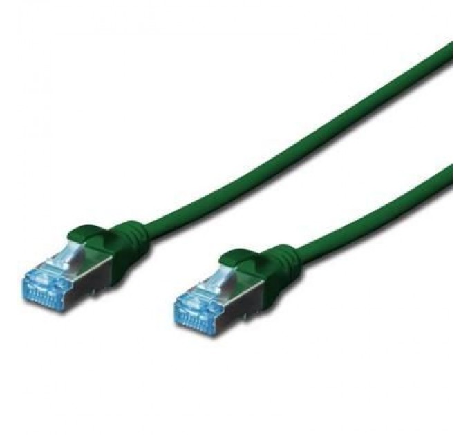 Digitus Патч-корд Digitus 2м, cat.5e, SF-UTP, AWG 26/7, green (DK-1531-020/G)