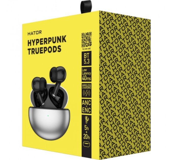Hator Навушники Hator Hyреrpunk Truepods Black (HTA-430)
