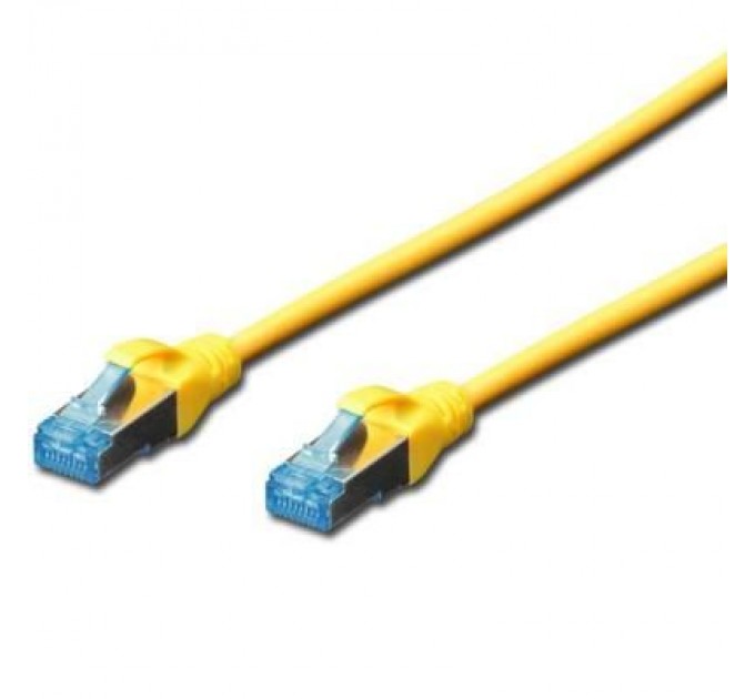 Digitus Патч-корд Digitus 5м, cat.5e, SF-UTP, AWG 26/7, yellow (DK-1531-050/Y)