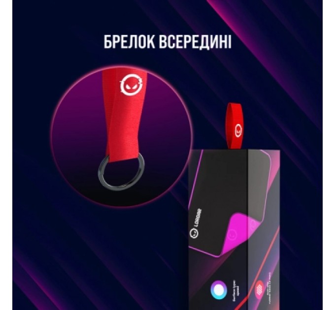Lorgar Килимок для мишки Lorgar Main 313 Black/Purple (LRG-GMP313)