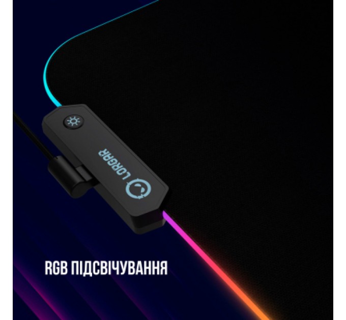 Lorgar Килимок для мишки Lorgar Steller 913 RGB USB Black (LRG-GMP913)