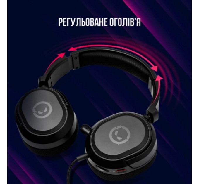 Lorgar Навушники Lorgar Kaya 360 USB Black (LRG-GHS360)