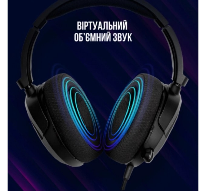 Lorgar Навушники Lorgar Kaya 360 USB Black (LRG-GHS360)