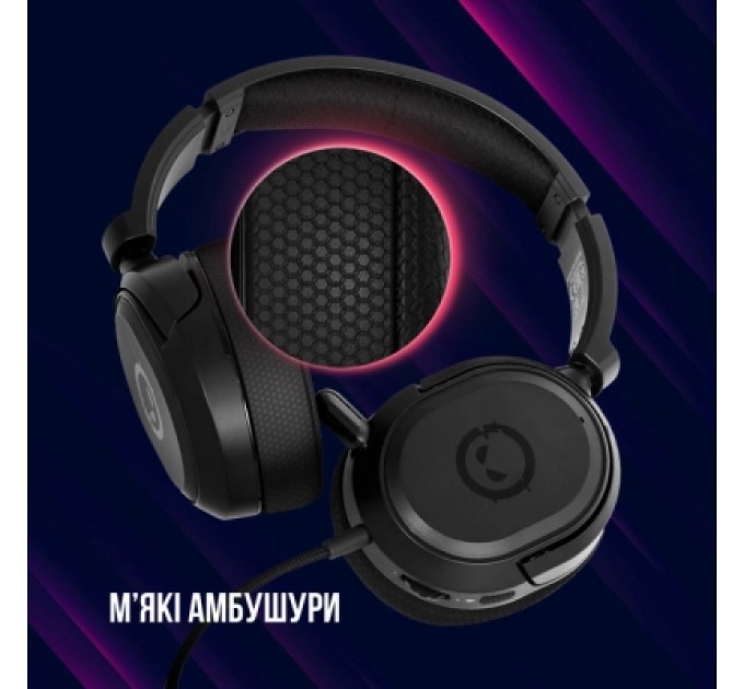 Lorgar Навушники Lorgar Kaya 360 USB Black (LRG-GHS360)