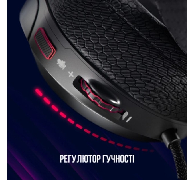 Lorgar Навушники Lorgar Kaya 360 USB Black (LRG-GHS360)