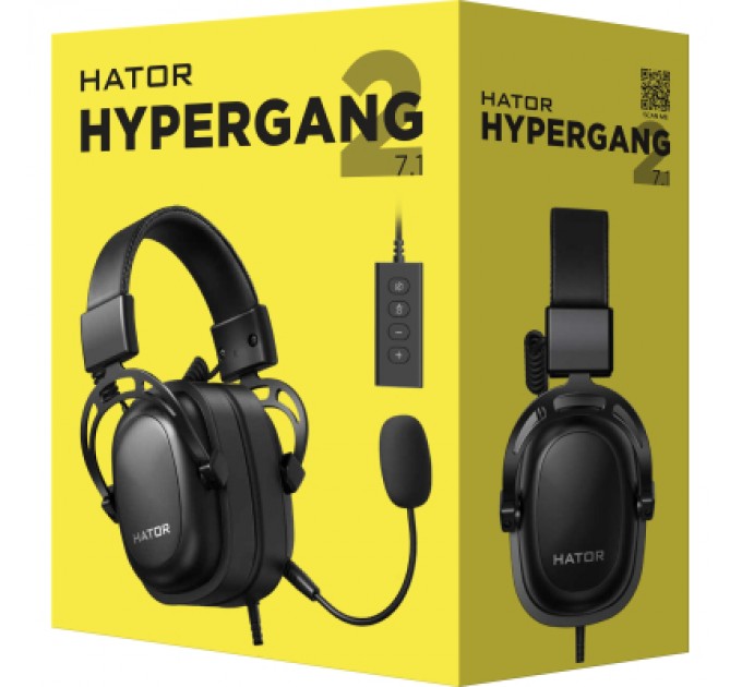 Hator Навушники Hator Hypergang 2 USB 7.1 Black (HTA-940)