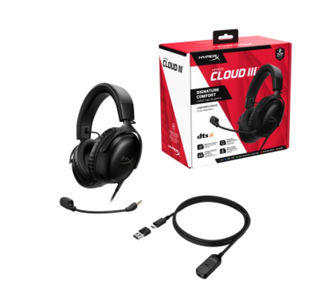 HyperX Навушники HyperX Cloud III Black (727A8AA)