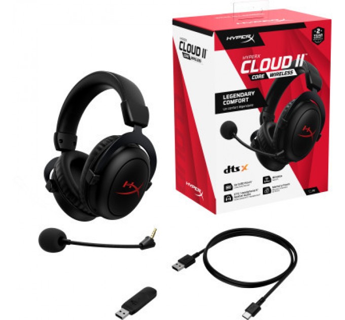 HyperX Навушники HyperX Cloud II Core Wireless Black (6Y2G8AA)