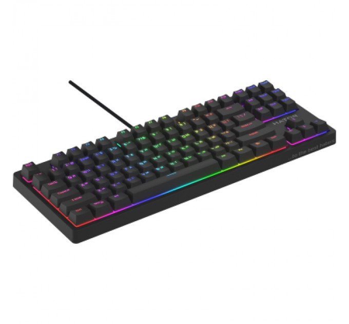 Hator Клавіатура Hator Rockfall 2 Optica TKL Black USB Black (HTK-730)