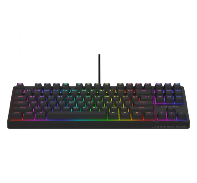 Hator Клавіатура Hator Rockfall 2 Optica TKL Black USB Black (HTK-730)