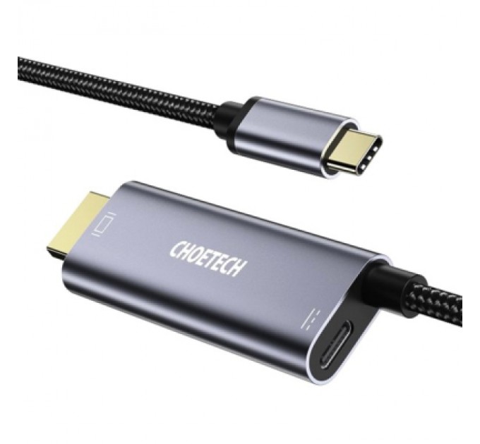 Choetech Перехідник USB-C to HDMI 1.8m 4K60Hz Choetech (XCH-M180GY)
