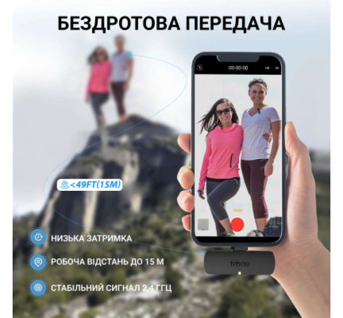 Fifine Мікрофон Fifine M8 Wireless (M8)