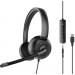 Speedlink Навушники Speedlink METIS USB Stereo Headset 3.5mm Jack with USB Soundcard Black (SL-870007-BK)