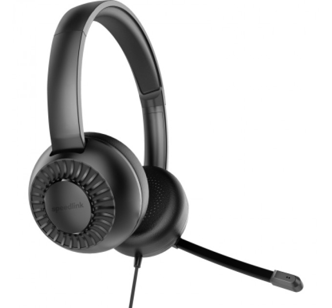 Speedlink Навушники Speedlink METIS USB Stereo Headset 3.5mm Jack with USB Soundcard Black (SL-870007-BK)