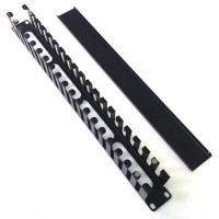 Кабельний організатор CSV 19" 1U гребенчатый (05873)