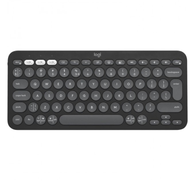 Logitech Клавіатура Logitech K380s Multi-Device Bluetooth UA Graphite (920-011851)