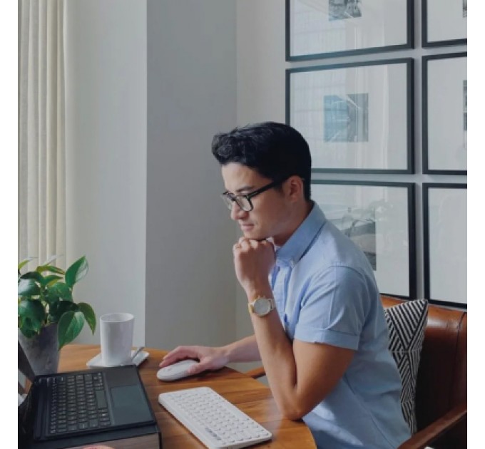 Logitech Клавіатура Logitech K380s Multi-Device Bluetooth UA White (920-011852)