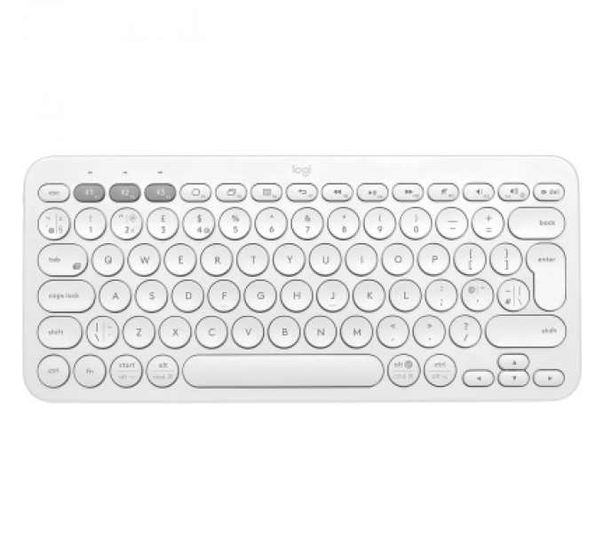 Logitech Клавіатура Logitech K380s Multi-Device Bluetooth UA White (920-011852)