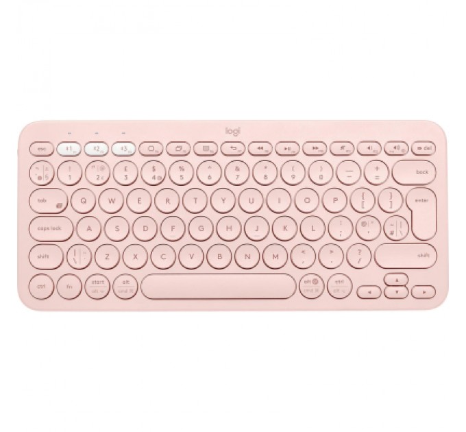 Logitech Клавіатура Logitech K380s Multi-Device Bluetooth UA Rose (920-011853)