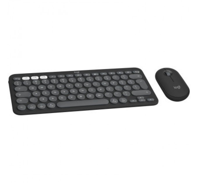 Logitech Комплект Logitech Pebble 2 for Mac Wireless UA Graphite (920-012244)