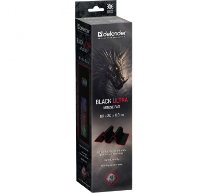 Defender Килимок для мишки Defender Ultra Black (50561)