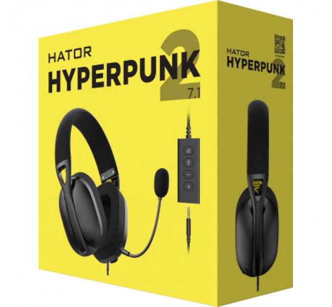 Hator Навушники Hator Hyperpunk 2 USB 7.1 Black (HTA-845)