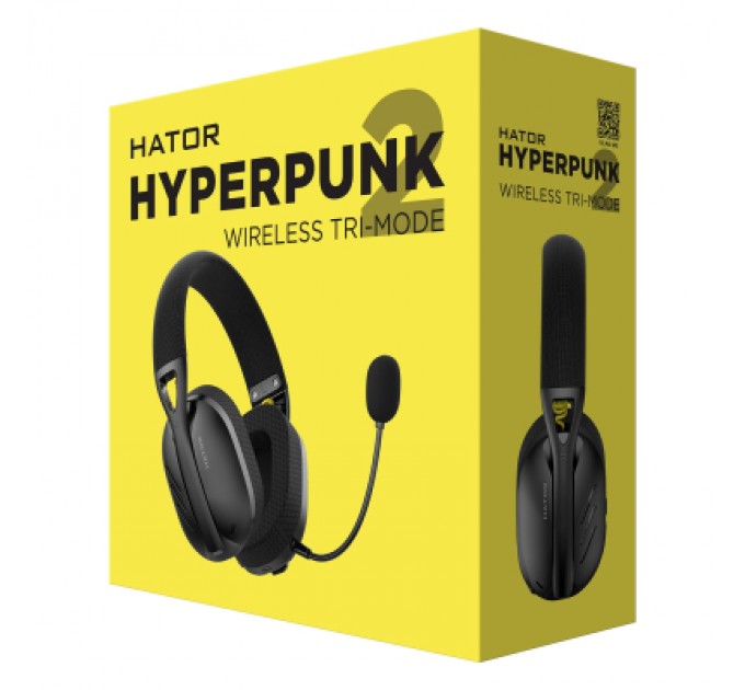 Hator Навушники Hator Hyperpunk 2 Wireless Tri-mode Black (HTA-855)