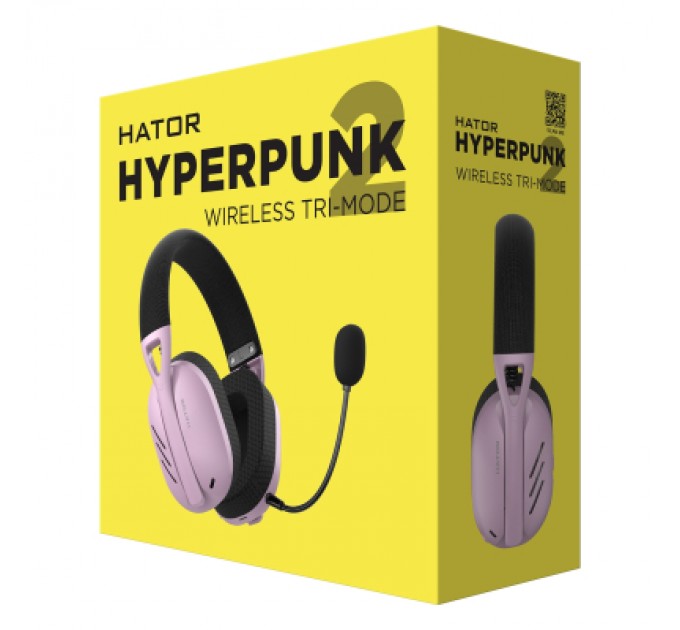 Hator Навушники Hator Hyperpunk 2 Wireless Tri-mode Black/Lilac (HTA-859)