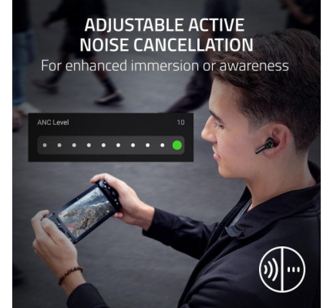 Razer Навушники Razer Hammerhead Hyperspeed Pro Black (RZ12-04590100-R3G1)