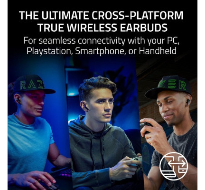 Razer Навушники Razer Hammerhead Hyperspeed Pro Black (RZ12-04590100-R3G1)