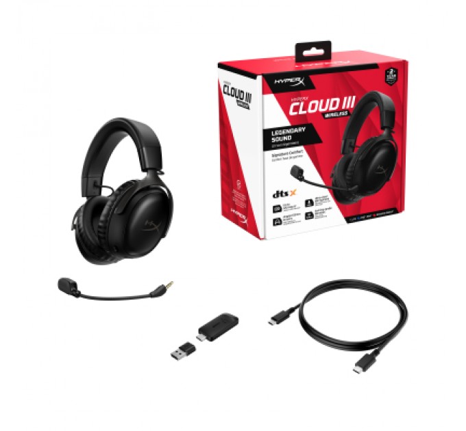 HyperX Навушники HyperX Cloud III Wireless Black (77Z45AA)