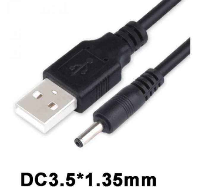 Dynamode Кабель живлення USB 2.0 AM to DC 3.5 х 1.35 mm 1.0m USB 5V to DC 5V Dynamode (DM-USB-DC-3.5x1.35mm)